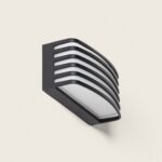 Applique Murale Extérieure LED 15W Aluminium Noir Juli