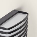 Applique Murale Extérieure LED 12W Éclairage Rectangulaire Noire Juli – Image 10