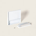 Applique Murale Extérieure LED 6.5W CCT Sélectionnable Seleccionable en Saillie Carrée Jade Blanc – Image 13