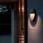 5W CCT Sélectionnable Aluminium Saillie Ronde Jade Noir