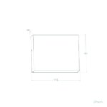 Applique Murale Extérieure LED 6W CCT Éclairage Double Face Carré Luming Blanc – Image 2