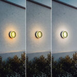 Applique Murale Extérieure LED Aluminium Citra Vert CCT 2700K - 3300K - 4000K – Image 2