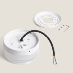 Applique Murale Extérieure LED Aluminium Orvo Blanc Sélectionnable (chaud-neutre-froid) 2700K - 3300K - 4000K – Image 5