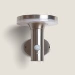 Applique Murale LED Extérieure Solaire Inox Helios avec Détecteur de Présence PIR – Image 12