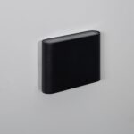 Applique Murale LED Extérieure Luming 6W Éclairage Double Face Carrée Noire Blanc neutre 4000K