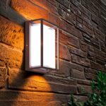 Applique murale extérieur LED à double diffuseur sélectionnable Calysta 12 W en aluminium CCT Sélectionnable Rouille – Image 5