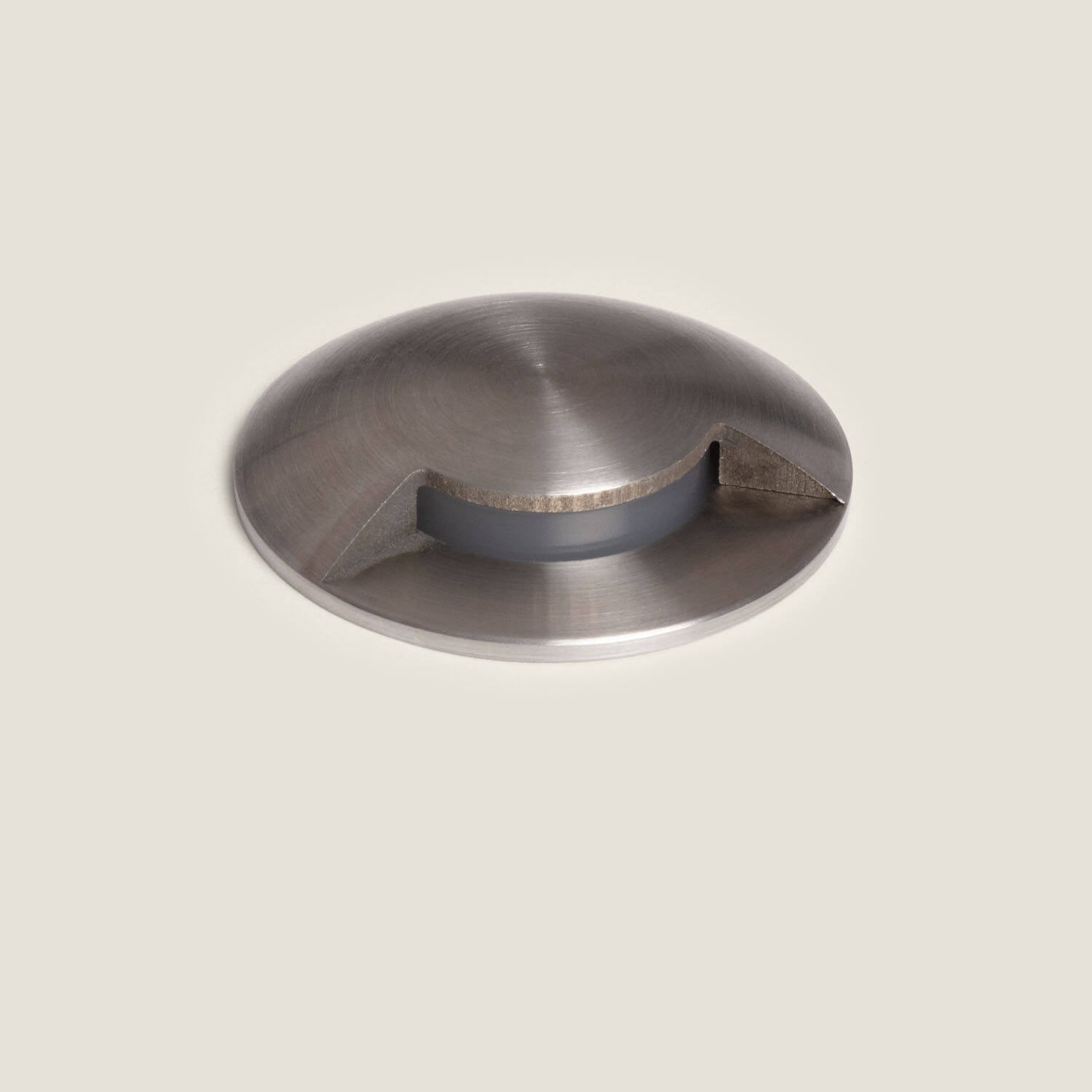 Balise Extérieure LED 3W Encastrable au Sol 1L Blanc chaud 2700K Argenté Balise Extérieure LED 3W Encastrable au Sol 1L Blanc chaud 2700K Argenté