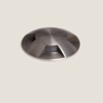 Balise Extérieure LED 3W Encastrable au Sol 4L Blanc chaud 2700K Argent