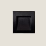 Balise LED Extérieure 4W Encastrable au Mur Carrée Leif Noire Blanc neutre 4000K – Image 16