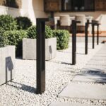 Balise Extérieure LED 65cm 10W Aluminium Droxe Noire – Image 8