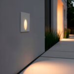 Balise Extérieure Murale LED Encastrable 3W Carrée Ellis Blanche – Image 16