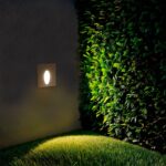 Balise LED Extérieure 3W Encastrable au Mur Carée Bombée Olite Blanche – Image 2