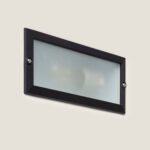 Balise Murale Extérieure Encastrable en Aluminium pour Ampoules E27