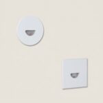 Balise LED Extérieure 2W Encastrable au Mur Ronde Guell Blanche Blanc neutre 4000K – Image 23
