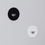 Balise LED Extérieure 2W Encastrable au Mur Ronde Guell Noire Blanc chaud 2700K – Image 15