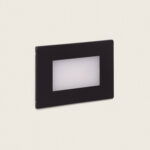 Balise Murale Extérieure LED 3W Acier Inoxydable Encastrable Adal Noir