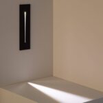 Balise LED Extérieure 3W Encastrable au Mur Rectangulaire Wabi Linéaire Noire – Image 10