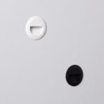 Balise LED Extérieure 3W Encastrable au Mur Ronde Olite Noire Blanc neutre 4000K – Image 15