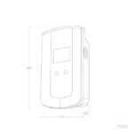 Borne de Recharge pour Voiture Électrique SMART WiFi 11-22kW Triphasé 5m – Image 6
