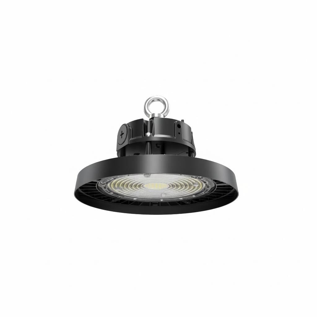 Cloche LED Industrielle UFO HBD Evo LUMILEDS 170lm/W LIFUD Dimmable 0-10V 100 W Blanc neutre 90º 4000K 248 mm 300 mA-500 mA 17000 lm 195 17000 lm - 12000 lm - 9000 lm 1.3 kg 120 W 100 W - 80 W - 60 W 180 V-260 V Sans capteur Cloche LED Industrielle UFO HBD Evo LUMILEDS 170lm/W LIFUD Dimmable 0-10V 100 W Blanc neutre 90º 4000K 248 mm 300 mA-500 mA 17000 lm 195 17000 lm - 12000 lm - 9000 lm 1.3 kg 120 W 100 W - 80 W - 60 W 180 V-260 V Sans capteur