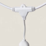 Guirlande Extérieure avec 8 Douilles E27 5.5m Blanche IP65 – Image 10
