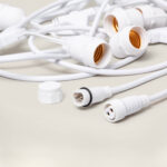 Guirlande Extérieure avec 8 Douilles E27 5.5m Blanche IP65 – Image 11