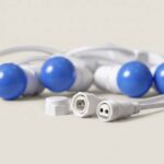Kit Guirlande Waterproof 5.5m Blanche + 8 Ampoules LED E27 G45 3W de Couleurs Bleu – Image 12