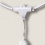 Kit Guirlande Waterproof 5.5m Blanche + 8 Ampoules LED E27 G45 3W de Couleurs Bleu – Image 13