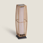 Lampadaire LED Extérieur Solaire Rotin Arley