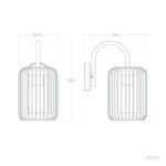 Lampe Murale Extérieure Acier Inoxydable Dadawa Round – Image 6