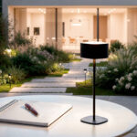Lampe à Poser LED 2W Portable avec Batterie USB Rechargeable Mounka Square Noir – Image 15