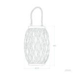 Lampe à Poser LED Portable Rotin Big Alejandría – Image 10