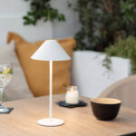 Lampe à Poser LED 3W Portable Extérieure avec Batterie Rechargeable USB Kivuli Blanc – Image 12