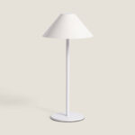 Lampe à Poser LED Portable avec Batterie USB Rechargeable Métal Kivuli Blanc