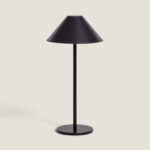 Lampe à Poser LED Portable avec Batterie USB Rechargeable Métal Kivuli Noir