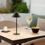 Lampe à Poser LED 3W Portable Extérieure avec Batterie Rechargeable USB Kivuli Noir – Image 13