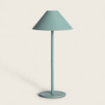 Lampe à Poser LED Portable avec Batterie USB Rechargeable Métal Kivuli Vert Céladon