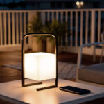Lampe à Poser LED Portative Extérieure 2.5W Tiber avec Batterie Rechargeable USB Noir – Image 12