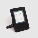 Projecteur LED 50W Dimmable TRIAC 170 lm/W IP65 ELEGANCE Slim PRO Noir Asymétrique 30ºx90º Blanc chaud 3000K
