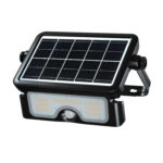 Projecteur LED 3CCT Solaire IP65 avec Détecteur de Mouvement PIR et Crépusculaire 7 W 132 mmx193 mm 220 mA 132 mm 193 mm 0.15 2.6 W 3.7 V 3 V