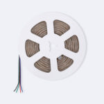 Ruban LED 12V RGB SMD 60 LED/m 5m 10W/m Largeur 12mm Coupe 5cm IP68 SILICONE FLEX – Image 6