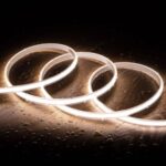Ruban LED Dimmable 220V COB Auto-redressement 320 LED/m BOBINE 50m 8W/m 720 lm/m Largeur 12mm Coupe 50cm IP65 CRI90 Blanc neutre 4000K – Image 7