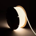 Ruban LED Dimmable 220V COB Auto-redressement 320 LED/m BOBINE 50m 8W/m 720 lm/m Largeur 12mm Coupe 50cm IP65 CRI90 Blanc neutre 4000K