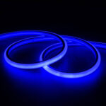 Ruban LED Néon Dimmable 220V Bleu Semi-Circulaire 180º 7.5W/m Coupe 100cm IP67 Sur mesure 1 m