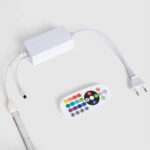 Ruban LED RGB 220V WCOB 420 LED/m 15W/m SILICONE FLEX Largeur 12 mm IP65 Coupe 50cm sur Mesure 15 m – Image 7