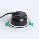 Spot Downlight Ignifuge LED 5-8W Rond Dimmable IP65 Coupe Ø 65 mm Design Ajustable Blanc – Image 3