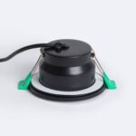 Spot Downlight Ignifuge LED 5-8W Rond Dimmable IP65 Coupe Ø 65 mm Design Ajustable Noir – Image 4