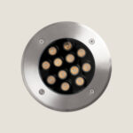 Spot Extérieur LED 12W Solid Encastrable au Sol Inox – Image 2