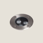 Spot Extérieur LED 3W Solid Encastrable au Sol Inox Hallo