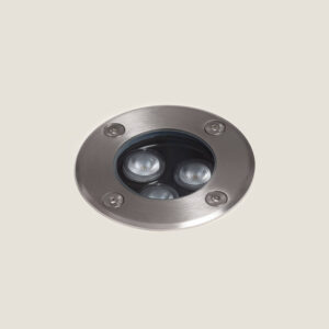 Spot Extérieur LED 3W Solid Encastrable au Sol Inox